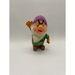 Vintage 1960s Disney Snow White Grumpy Dwarf Plush Toy